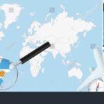 Qué impuestos se aplican a los vuelos internacionales desde Argentina avion-sobre-mapa-de-argentina-y-mundo