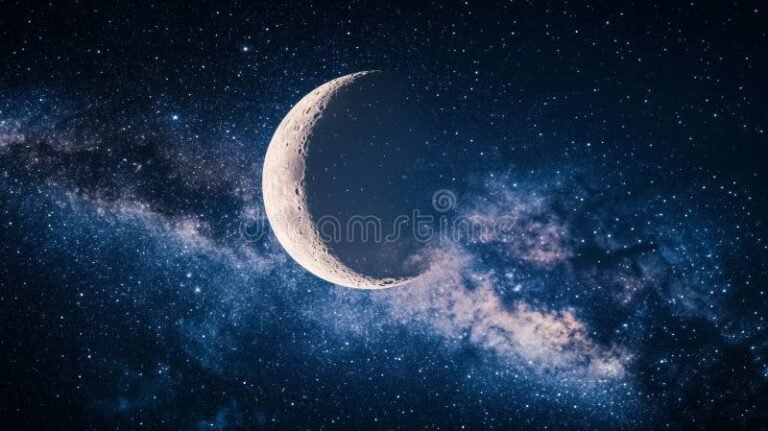 Qué día Es La Luna Creciente Y Cómo Identificarla 20 luna creciente iluminada en cielo nocturno