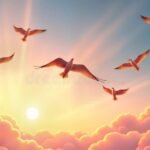 pajaros-volando-en-el-cielo-al-amanecer