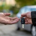 Cómo obtener un crédito UVA Bancor para comprar autos persona-entregando-llaves-de-auto-nuevo