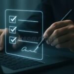 persona-firmando-documento-digitalmente-con-computadora