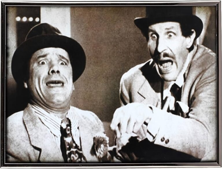 retrato artistico de dos actores famosos juntos