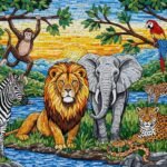 Quiénes Son La Familia Cantero y Por Qué Son Llamados Los Monos retrato-familiar-ilustrativo-estilo-vintage-jungle