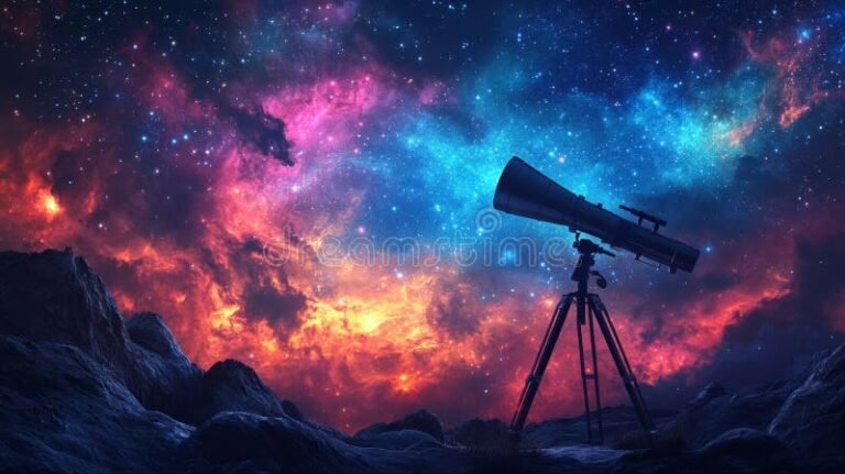 Quién inventó el telescopio y cómo cambió la astronomía 2 telescopio antiguo apuntando al cielo nocturno